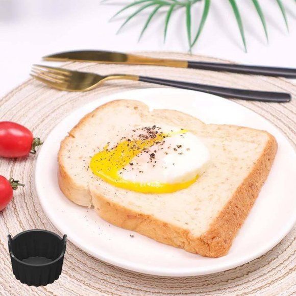 Silicone Air Fryer Egg Mold, Reusable Nonstick Air Fryer EggPoacher6Pcs(AnyColor - Picture 11 of 15